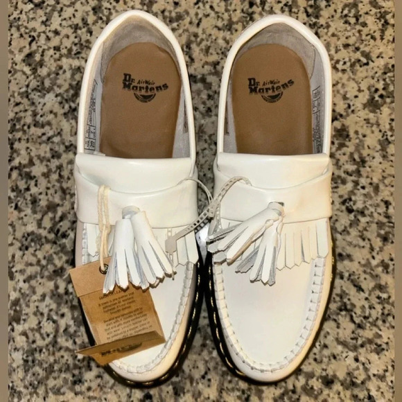 NWT Dr. Marten’s Adrian White Loafers. Size 7 - Picture 3 of 7